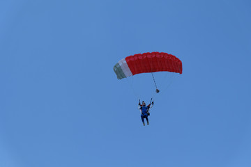 Skydiving. Canopy piloting.