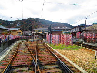 Obraz premium Via de tren