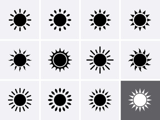 Sun Icons set