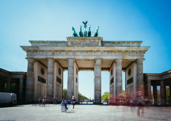 The Brandenburger Tor, Brandenburger Gate in Berlin, Germany. Tourist attraction. © Patrick Daxenbichler