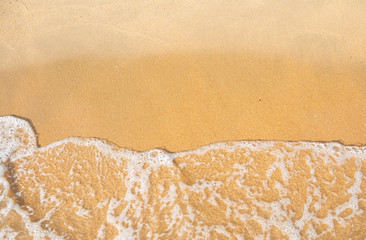 Empty sand beach, nature and summer season concept background, outdoor day light