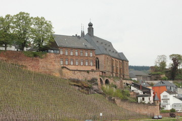 Weinberg H&auml;user Saar Saarburg Schiffahrt Schloss