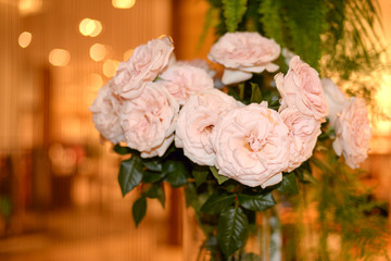 bouquet of pink roses