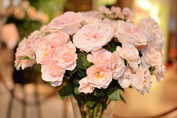bouquet of pink roses