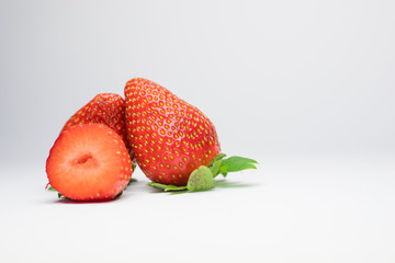 Morangos Frescos e Vermelhos