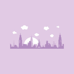 cityscape theme town view