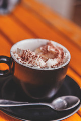 Italian espresson con panna