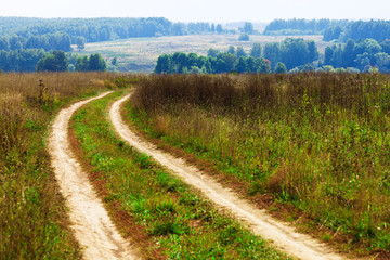 Fototapeta premium country road