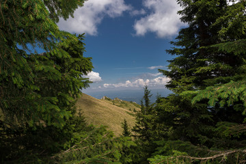 landscape in the mountains