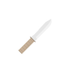 Icon army knife. Knife for hunting. Vector illustration