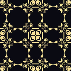 Vintage retro modern art deco ornamental seamless pattern