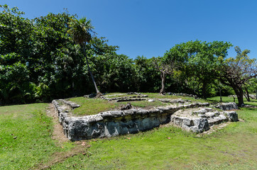 Ancient Ruins of El Rey in Cancun, Mexico