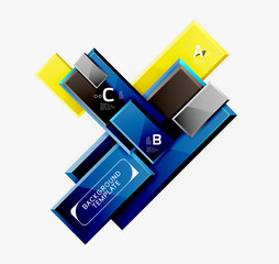 Obraz premium Minimal square banner abstract background