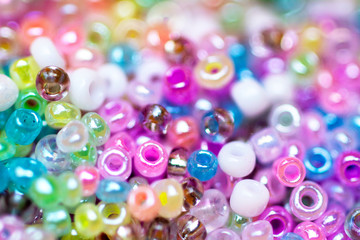 depth of field mix color crystal beads