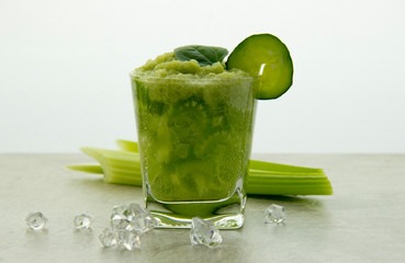 Nutritious celery cocktail for weight loss and maintaining a healthy lifestyle. In cocktail added...