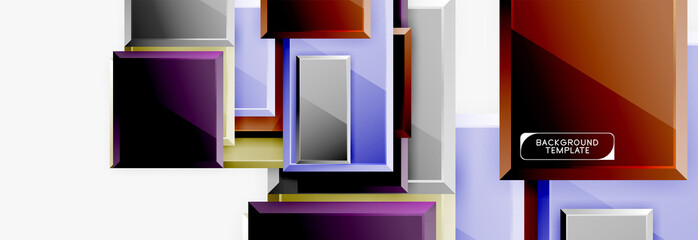 Square geometric composition