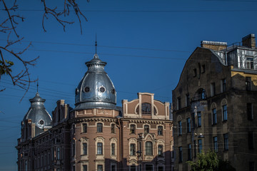 old buildings of St. Petersburg, Russia