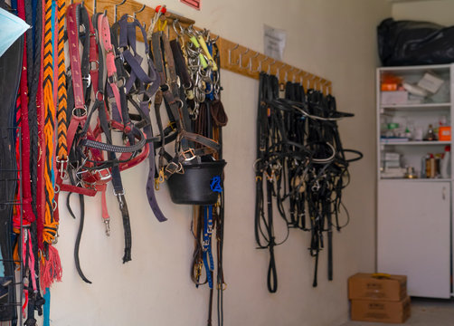 The Tack Room Just Near Horse Barn