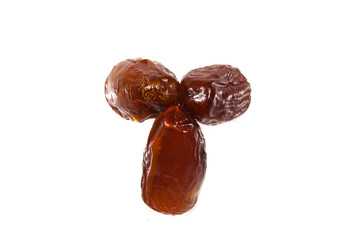 dates isolated on white background