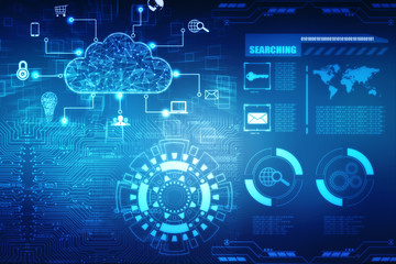 Digital Abstract technology background, futuristic background, cyberspace Concept