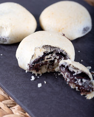 Izmir's famous chocolate cream cookies. This cookie in Izmir is known as a bomb. 