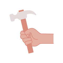 hand with pencil write isolated icon