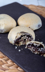 Izmir's famous chocolate cream cookies. This cookie in Izmir is known as a bomb. 