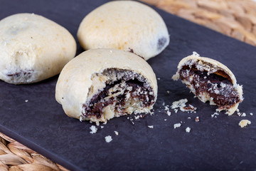Izmir's famous chocolate cream cookies. This cookie in Izmir is known as a bomb. 