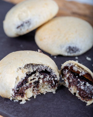 Izmir's famous chocolate cream cookies. This cookie in Izmir is known as a bomb. 