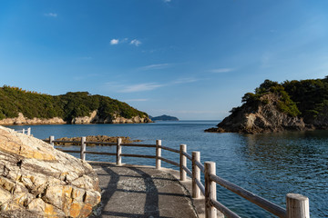 Landscape of Sensui-jima Island in Tomonoura of Fukuyama City, Seto Inland Sea