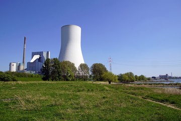 Fototapeta na wymiar Kohlekraftwerk Walsum