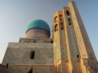 View of mosque in Central Asia.