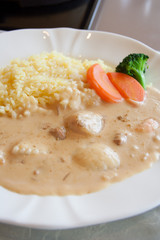 A White Rice Curry - 富良野のホワイトカレー