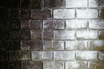 Fototapeta premium Close up, Old Grunge Brick Wall Texture Background.