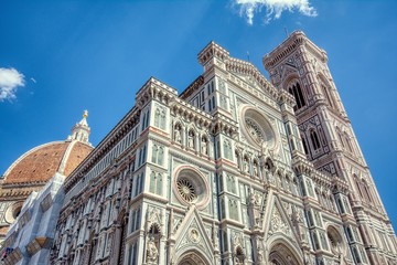 Facade of Duomo Santa Maria Del Fiore.