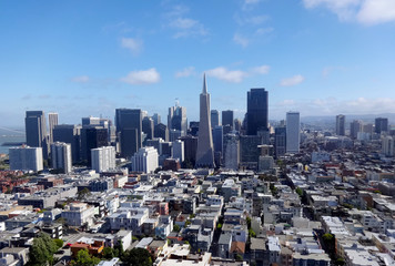 Downtown San Francisco View, Californien, USA