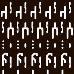 minimalistic pattern of symbols