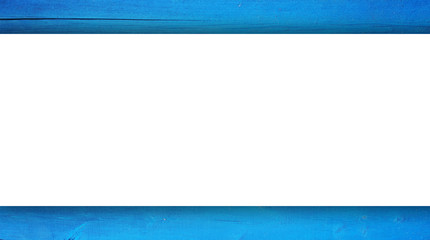 Empty place for text on blue wooden vintage boards. Old painted wood abstract background.
