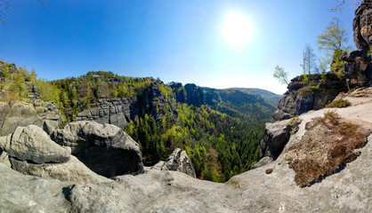 Panorama Sächsische Schweiz