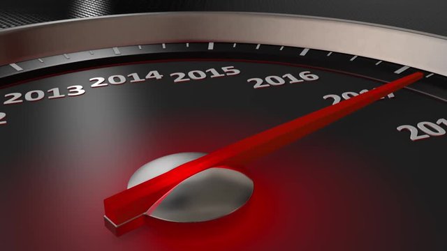 speedometer Happy New Year 2020