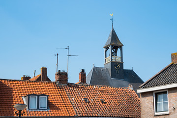 Fototapeta na wymiar Church in Biervliet, The Netherlands