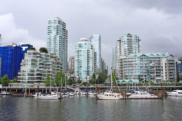 Obraz na płótnie Canvas Vancouver from Granville Island