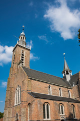 Fototapeta na wymiar Sint Bavo Church in Aardenburg, The Netherlands
