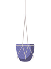 flowerpot on macrame hangers icon