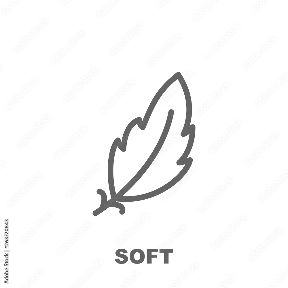 Poster soft icon. element of row matterial icon. thin line icon for website design and development, app dev