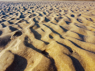 View of sand waves.