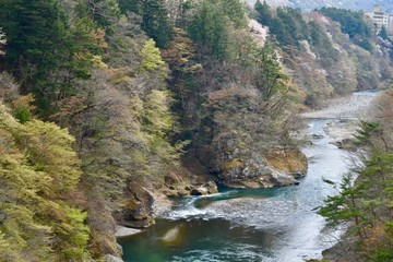 新緑の鬼怒川