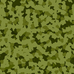 Forest camouflage of various shades of green colors