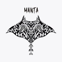 Arraia Jamanta tattoo Maori