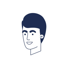 head of man avatar character